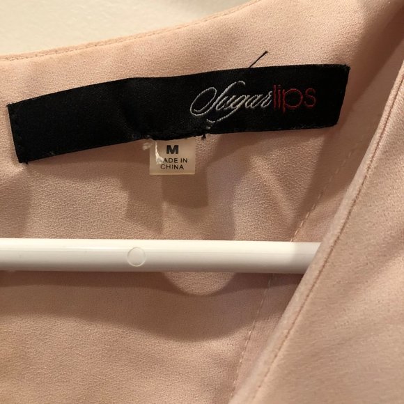 Sugarlips Orange Crinkle Dress - Picture 10 of 11